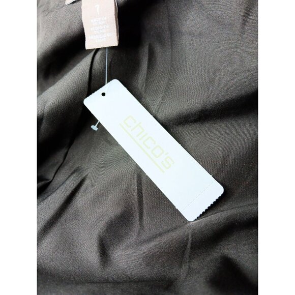 NWT Chicos Sz 1 Fierce Faux Fur Ekimma Jacket Leopard Brown Tan Rocky Mt Taupe - Picture 10 of 10